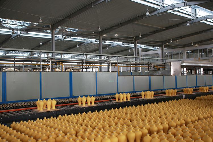 陕西火凤凰艺术陶瓷生产基地投入生产
